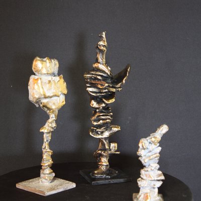 Trio bronzes pièce unique