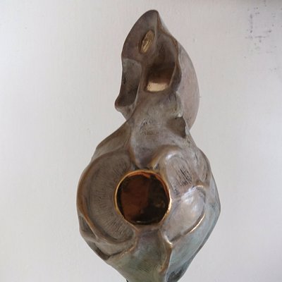 Base en loupe de peuplier stabilisé